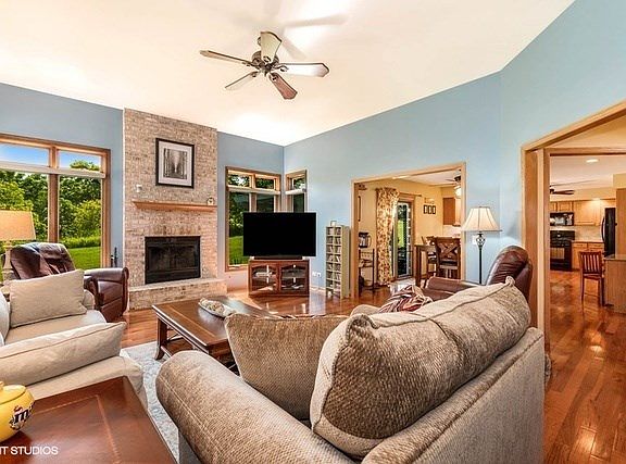 Spacious, bright family room to entertain in or just enjoy some quiet time.