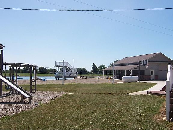 Pond site and pole barn