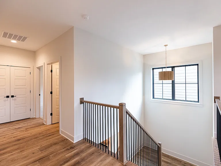 Upstairs hall to main level.