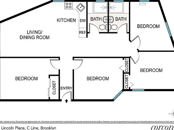 2nd image of 572 Lincoln Pl APT 3C
