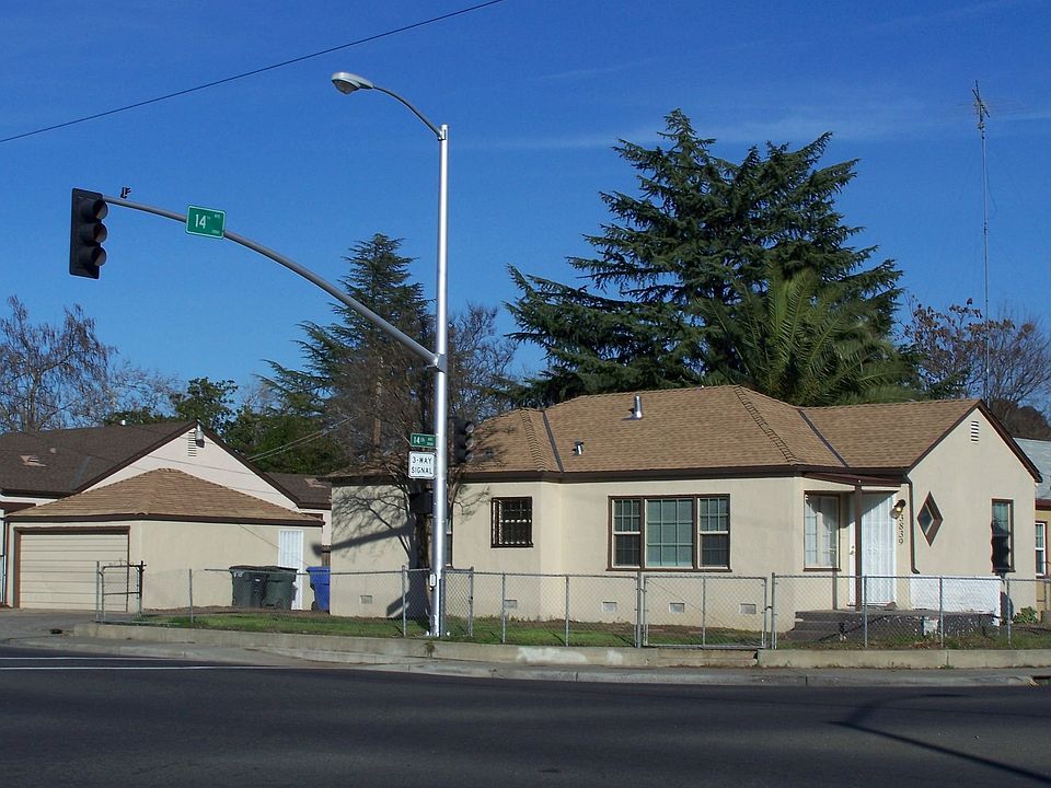 Garage and House