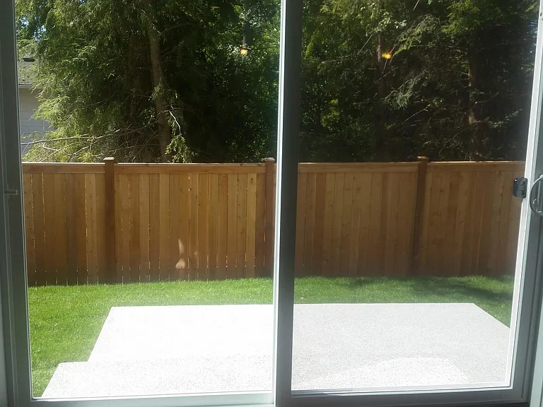 Entrance to back yard from dining room area (picture from re