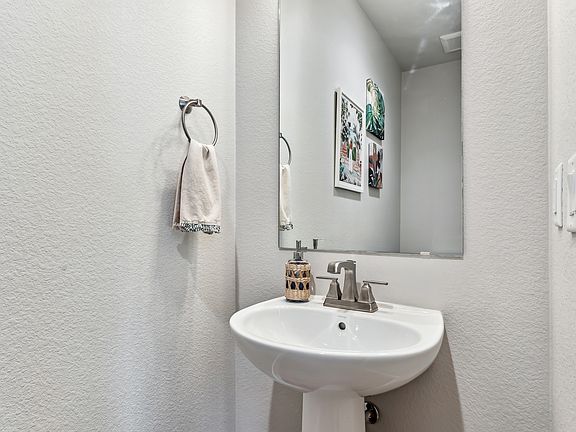 Half bath off dining room.