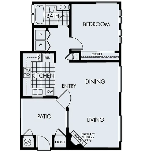 Floor plan Sycamore Bay Plan 1A