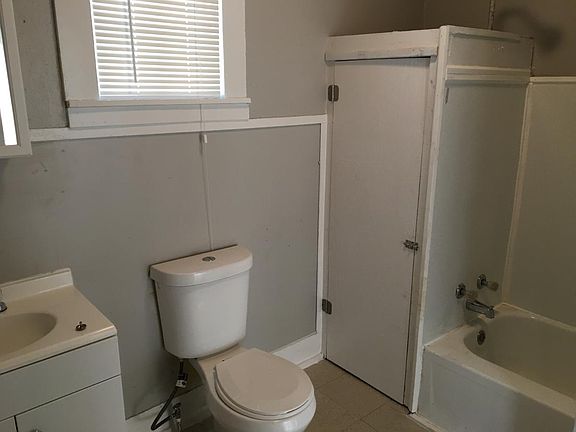 bathroom in rear
