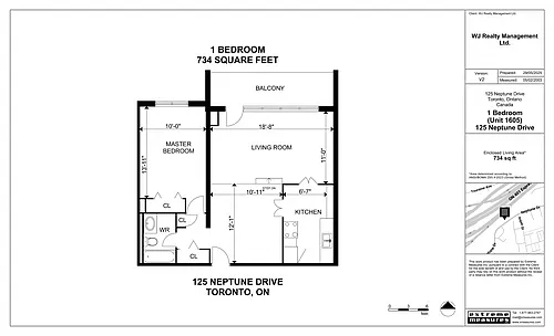 Floor plan 1 Bedroom