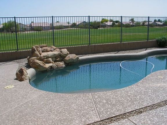 Pool & Backyard View