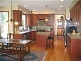 Gormet Kitchen with custom cherry cabinets