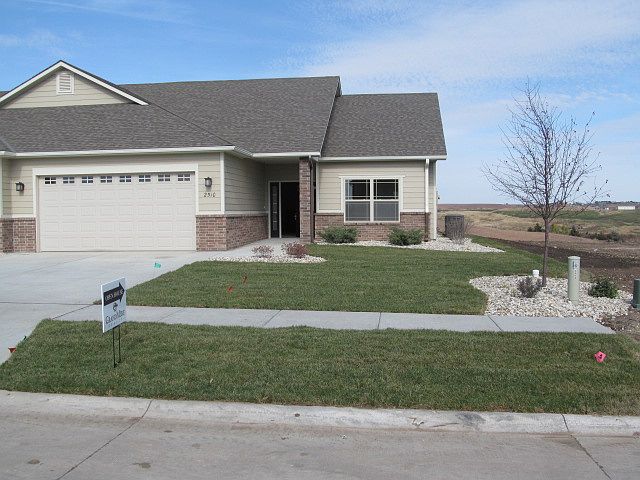 Covered entry with new sod