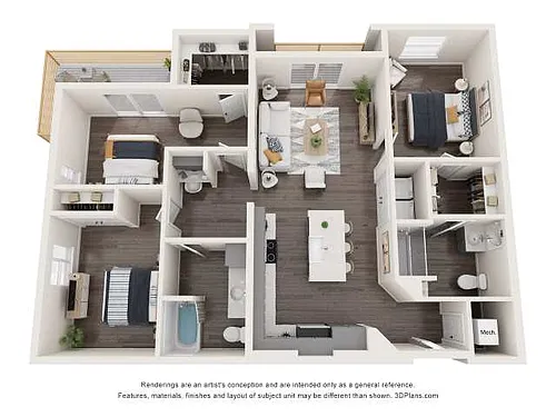 Floor plan 3A