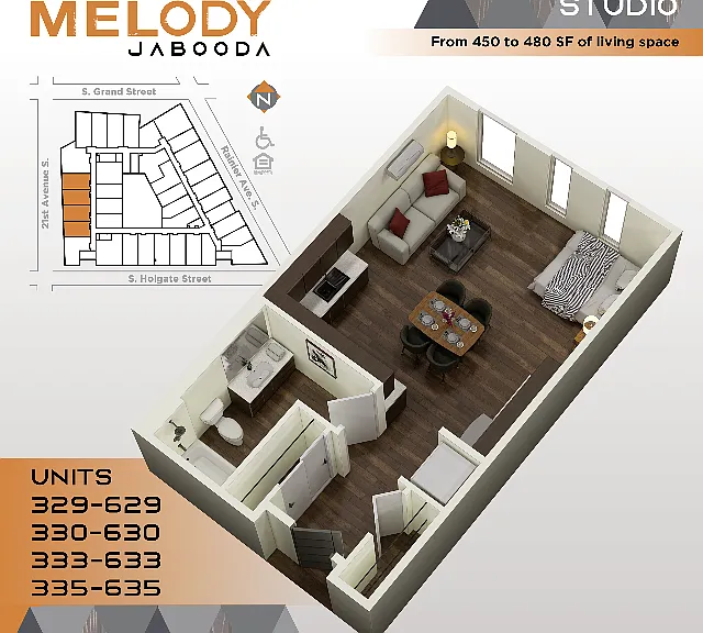 Melody Jabooda Apartments — Photo 82