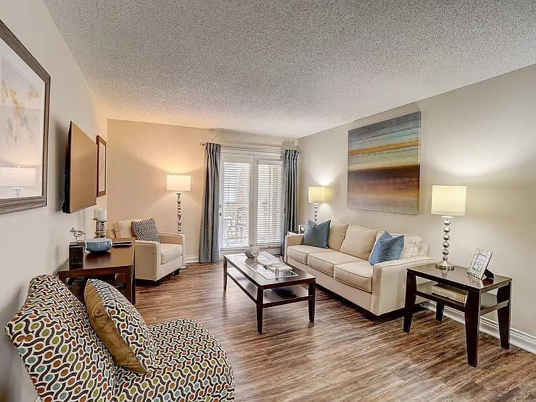 Open Concept Living Room with LVP Flooring