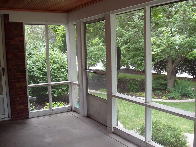 view from front porch facing north