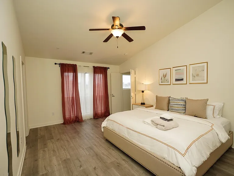 Main bedroom-staged