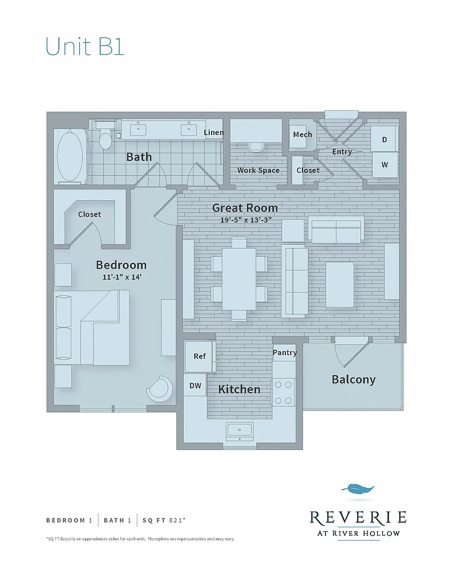 Floor plan B1