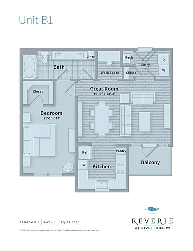 Floor plan B1