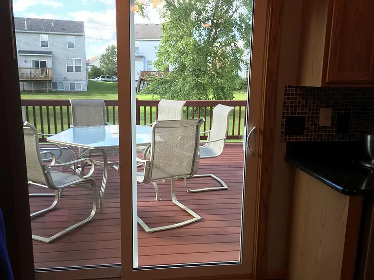 Painted deck