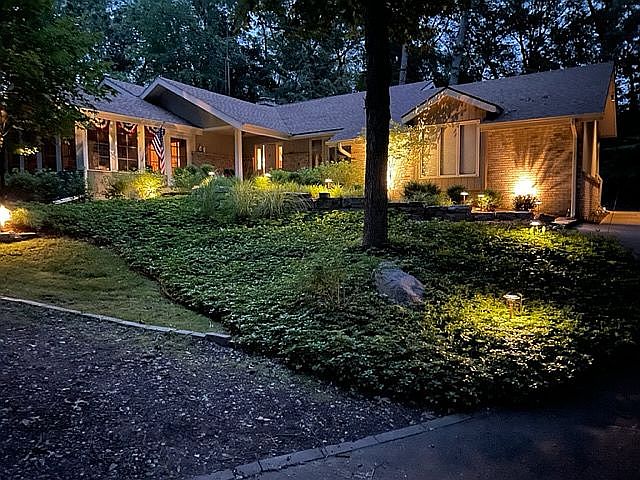 Plenty of outdoor lighting