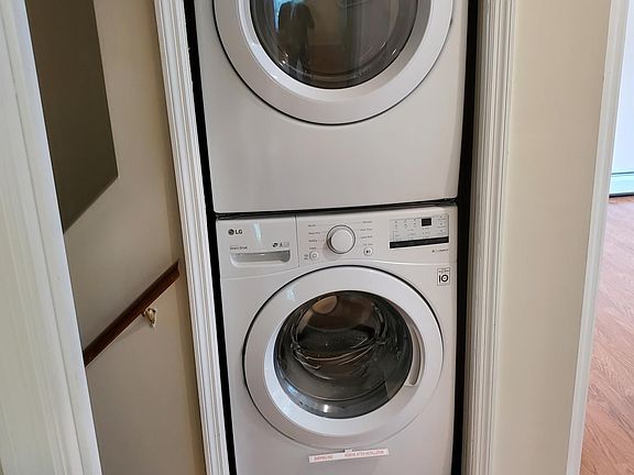 new washer and dryer top floor