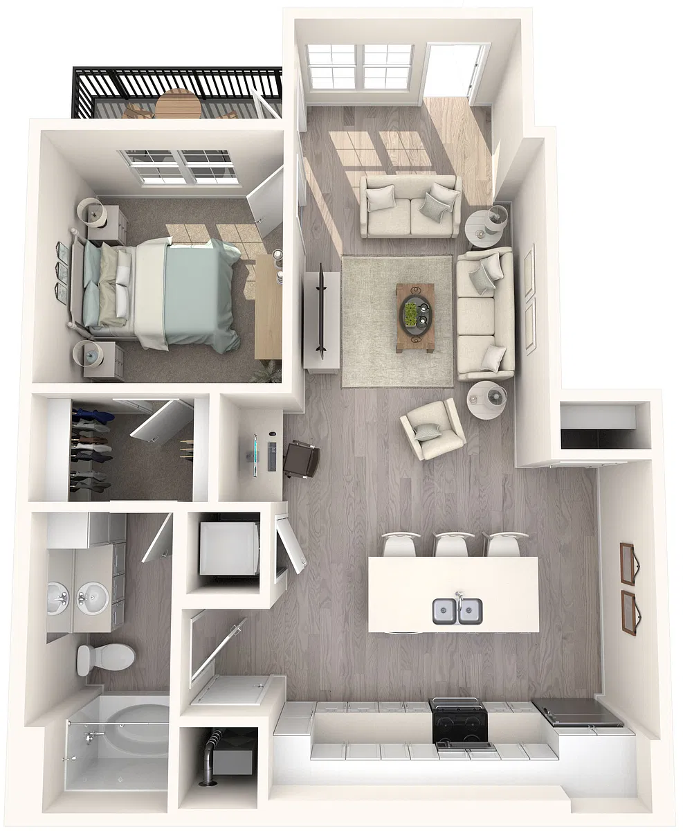 Floor plan Sawyer
