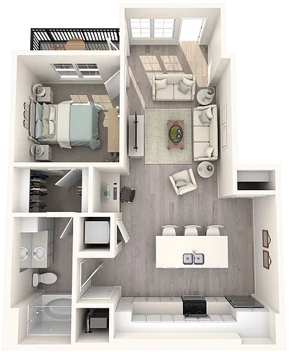 Floor plan Sawyer