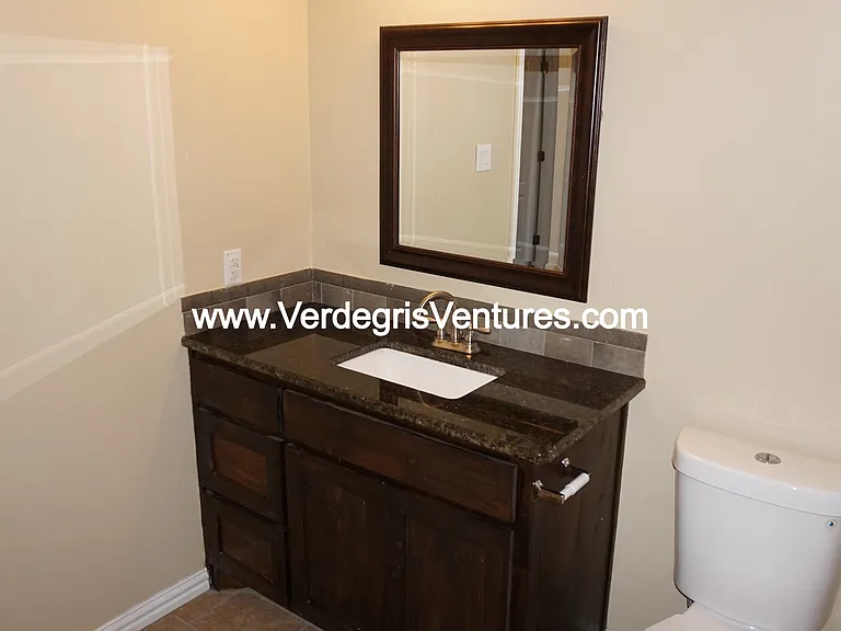Hallway bathroom