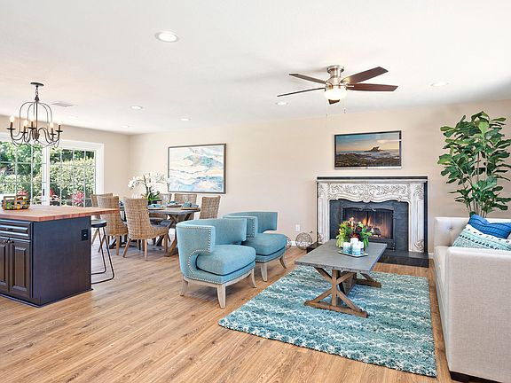 Open concept, wood floors