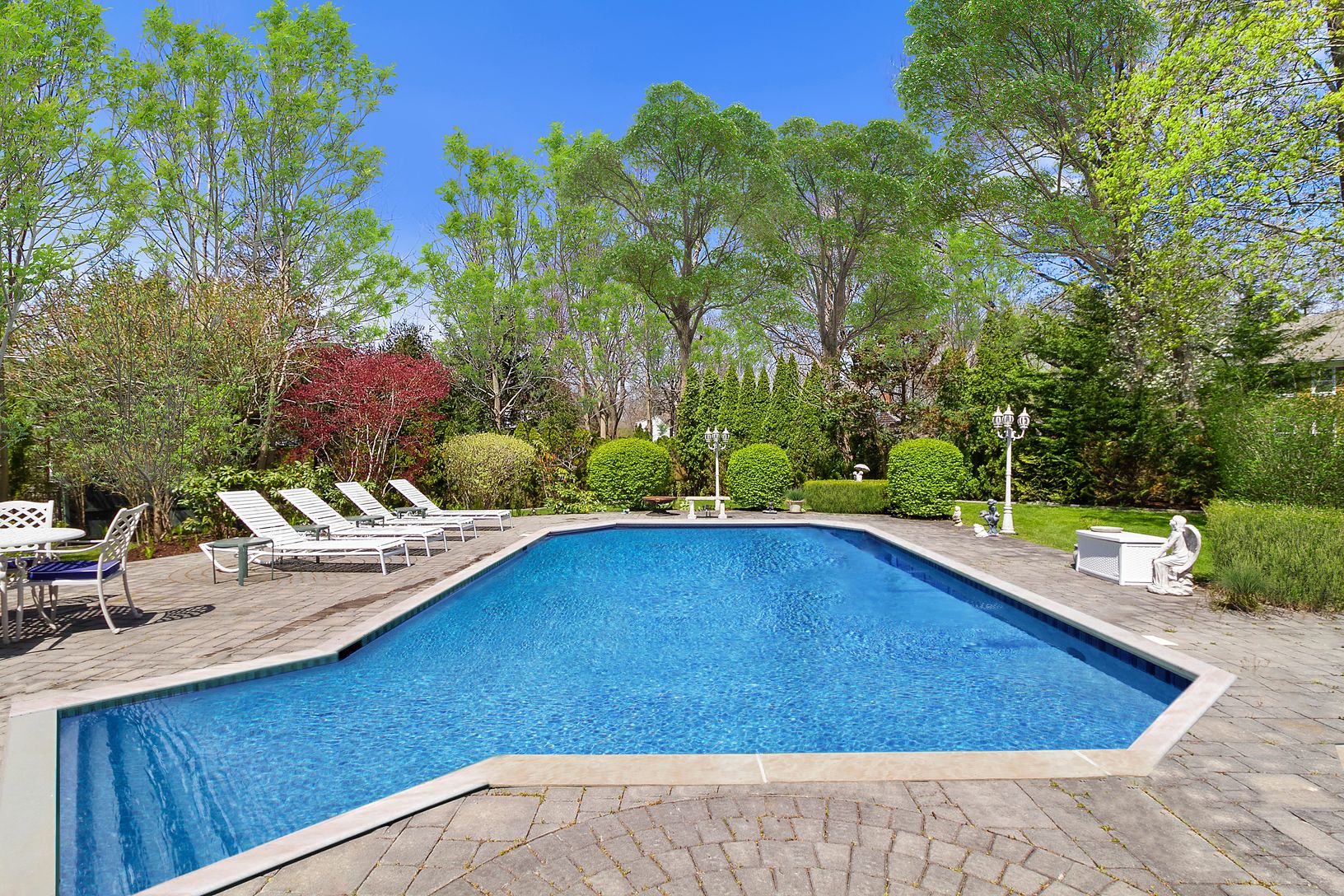 Pool with Stone Surround