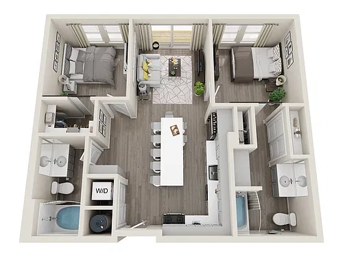 Floor plan 2A ADA