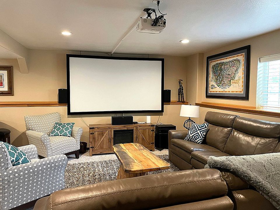 Theater room downstairs 