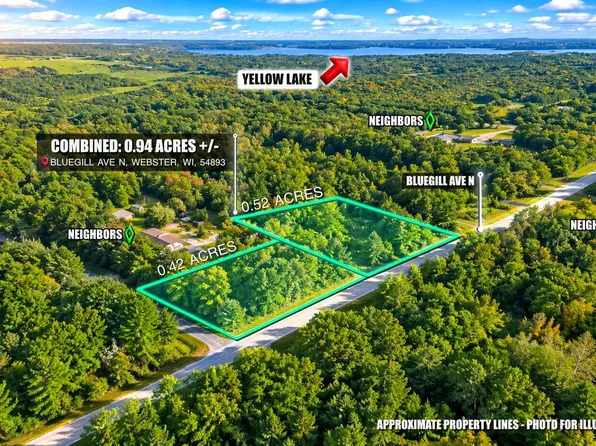 1 & 2 Bluegill Ave N, Webster, WI 54893