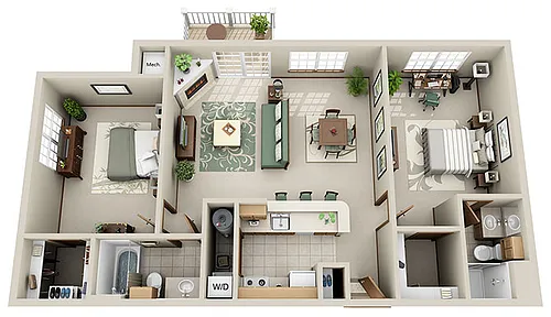 Floor plan B1S