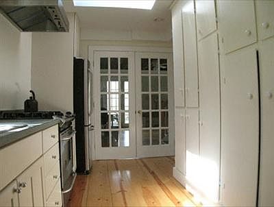 Kitchen View to the Dining Area  Built-in Cabinets