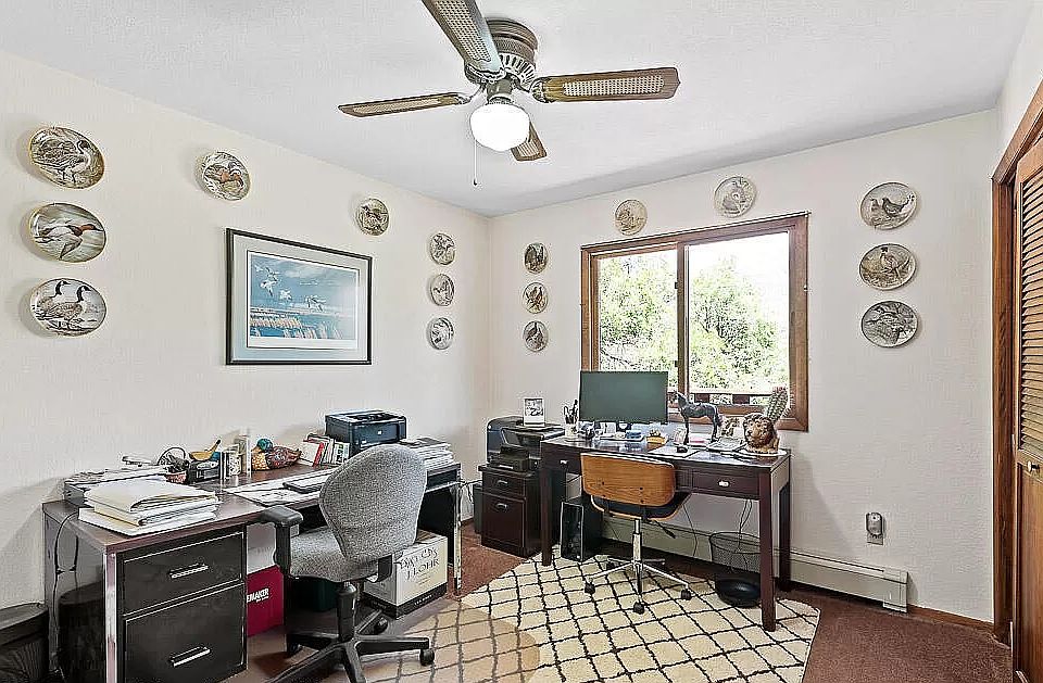 Upper level, Bedroom 2. Home is unfurnished.