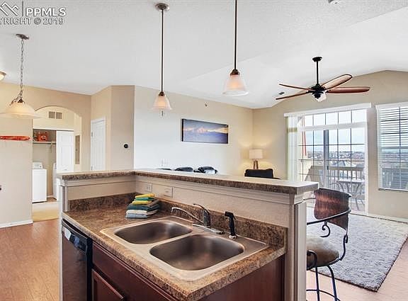 Floorplan is spacious and ranch style. Third floor views!