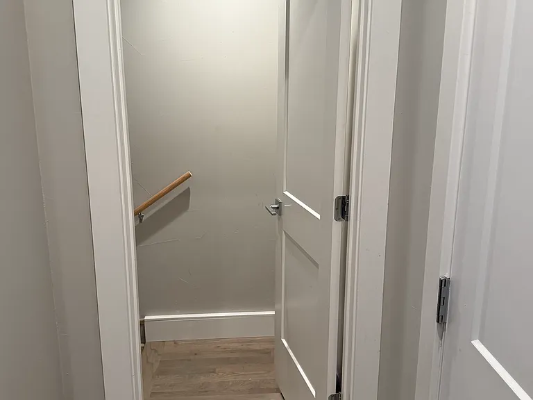 Door to basement/crawl space.