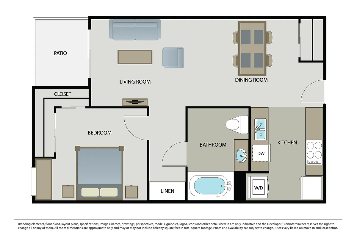 Floor plan Plan 1A