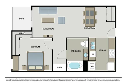 Floor plan Plan 1A