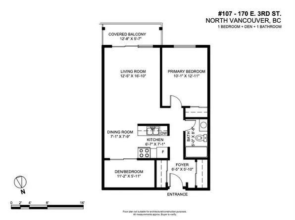 170 E 3rd St #107, North Vancouver, BC V7L 1E6