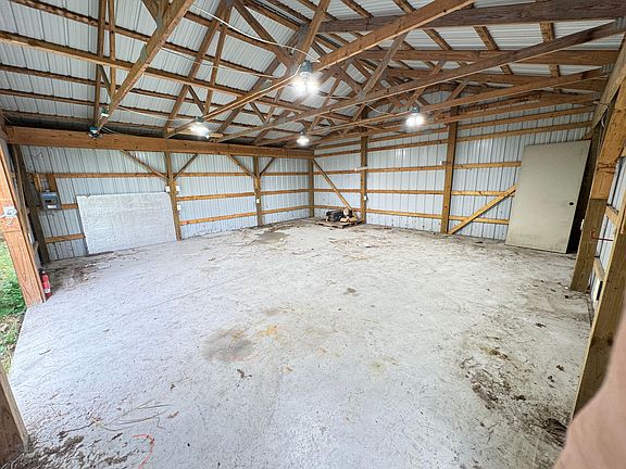 Pole barn interior