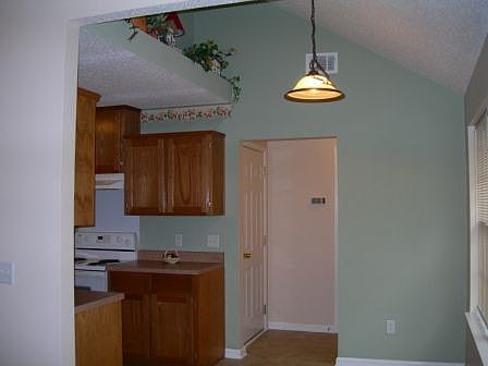 Breakfast Room with plant shelves