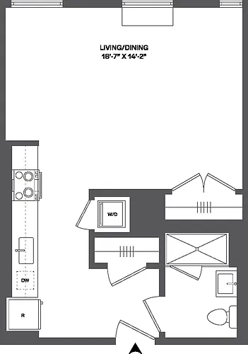 Floor plan Studio-SB-2.4