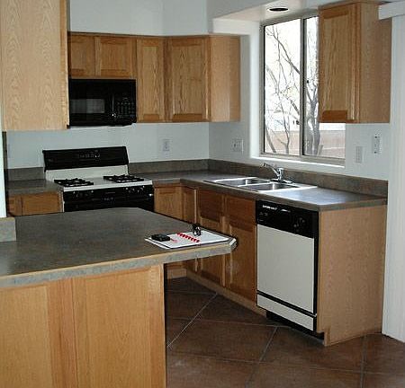Kitchen with all appliances.