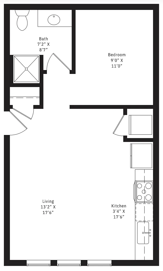 Floor plan 0X1