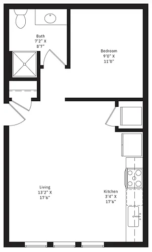 Floor plan 0X1