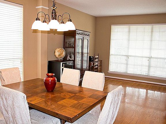 Large dining room for plenty of family gatherings.