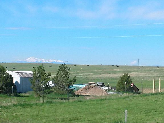 Pikes Peak from Back Yard