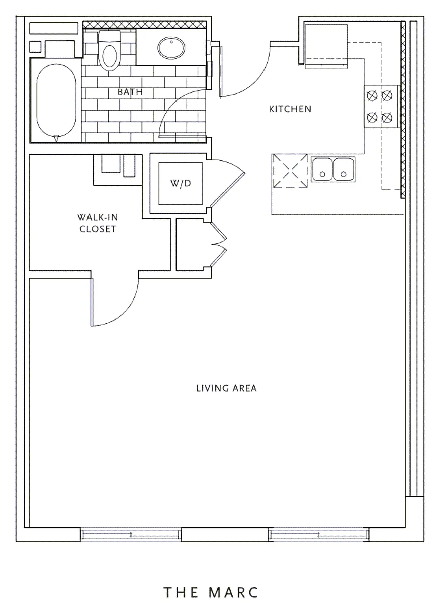 Floor plan Studio