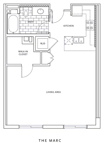 Floor plan Studio