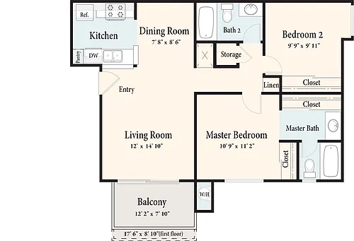 Floor plan The Coronado
